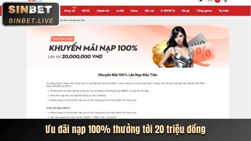 Hoàn trả Thể thao và Casino